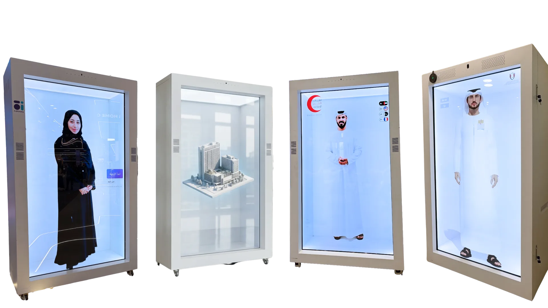 Holoriser Holobox holographic displays from real client installations